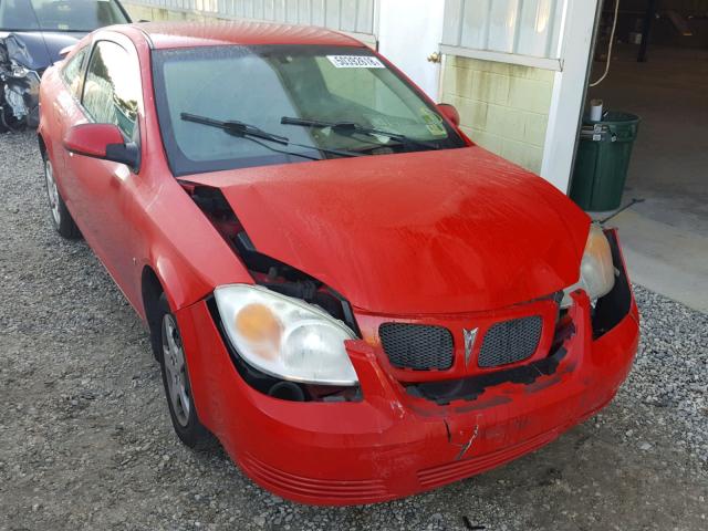 1G2AS18H597104099 - 2009 PONTIAC G5 RED photo 1
