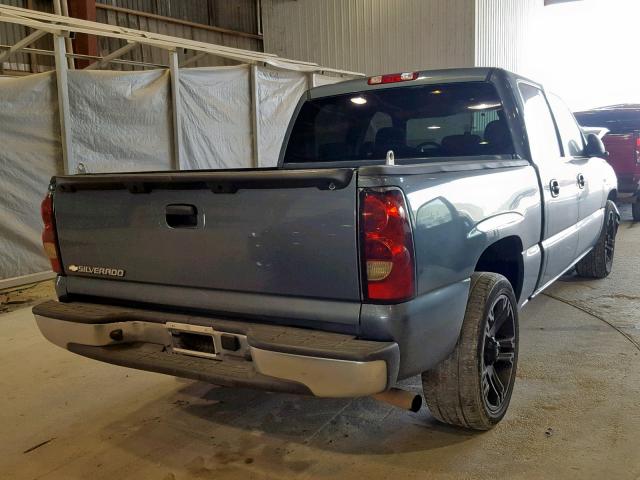 2GCEC13V761280085 - 2006 CHEVROLET SILVERADO BLUE photo 4