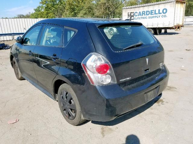 5Y2SP67069Z413529 - 2009 PONTIAC VIBE BLACK photo 3