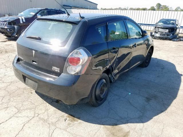 5Y2SP67069Z413529 - 2009 PONTIAC VIBE BLACK photo 4