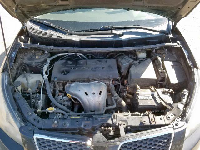 5Y2SP67069Z413529 - 2009 PONTIAC VIBE BLACK photo 7