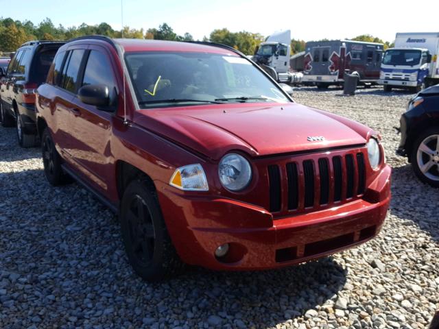 1J4NF4FB9AD505592 - 2010 JEEP COMPASS SP MAROON photo 1