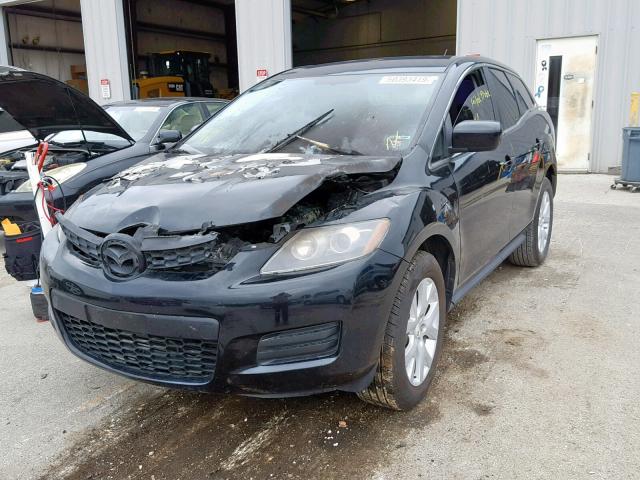 JM3ER293080203848 - 2008 MAZDA CX-7 BLACK photo 2