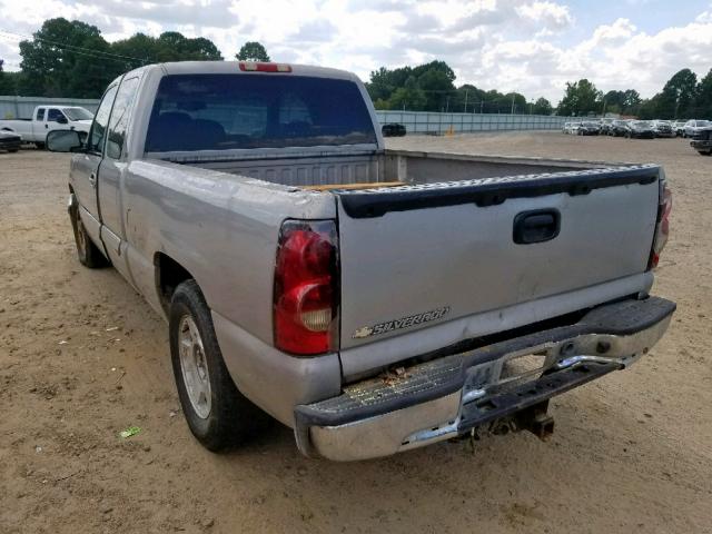 2GCEC19ZX61278339 - 2006 CHEVROLET SILVERADO SILVER photo 3