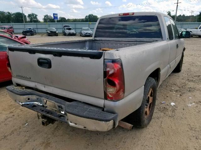 2GCEC19ZX61278339 - 2006 CHEVROLET SILVERADO SILVER photo 4