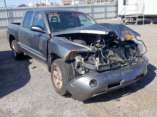 1D7HW48N86S600258 - 2006 DODGE DAKOTA QUA GRAY photo 1