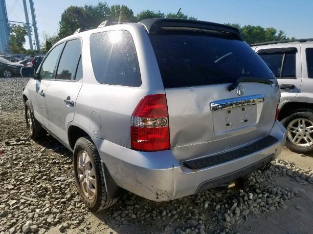 2HNYD18863H534802 - 2003 ACURA MDX TOURIN SILVER photo 3