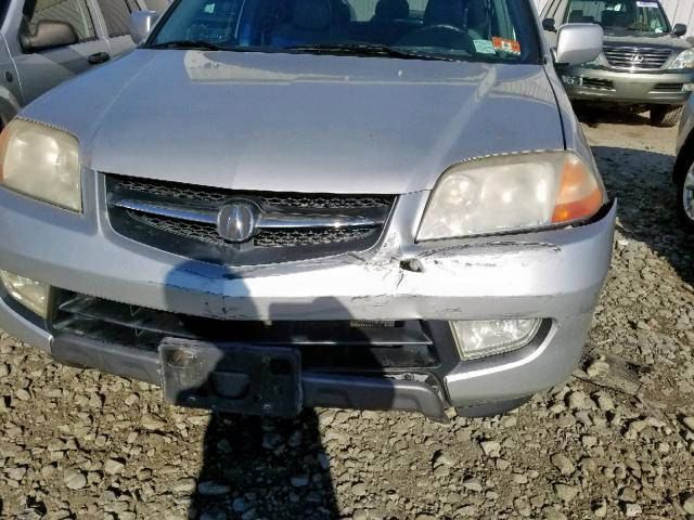 2HNYD18863H534802 - 2003 ACURA MDX TOURIN SILVER photo 9