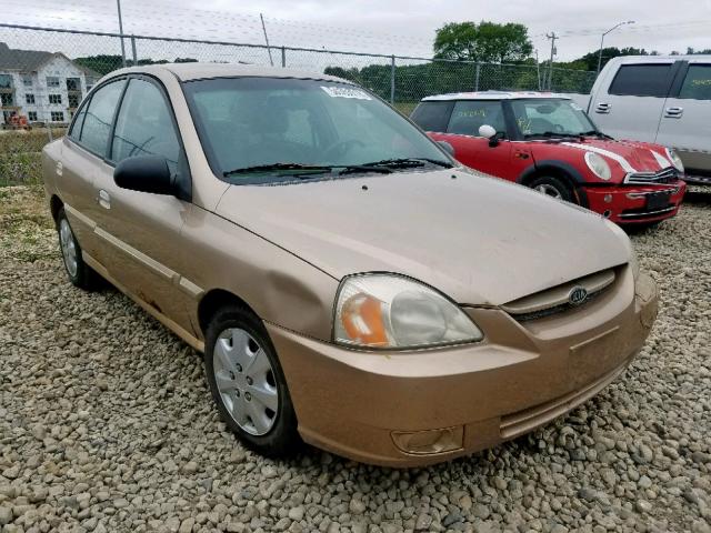 KNADC125656365680 - 2005 KIA RIO GOLD photo 1