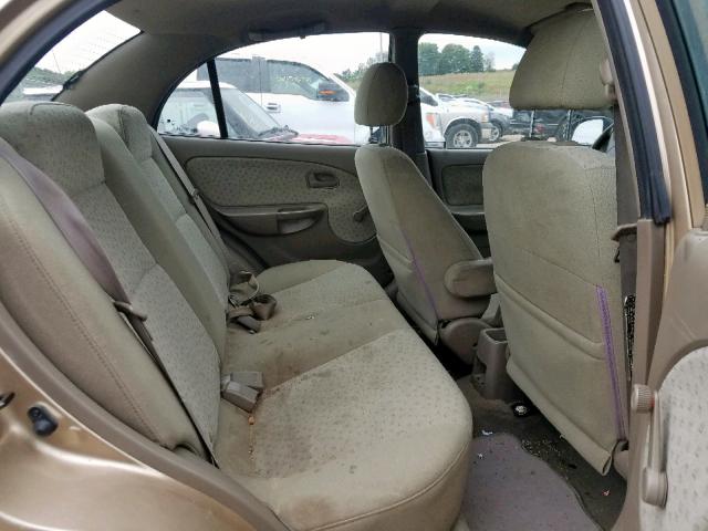 KNADC125656365680 - 2005 KIA RIO GOLD photo 6