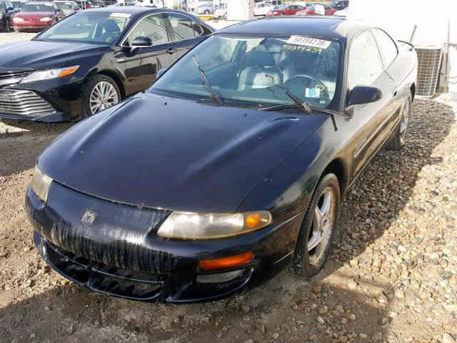 4B3AU52N4WE128851 - 1998 DODGE AVENGER ES BLACK photo 2