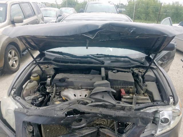 4T1BE46K27U543763 - 2007 TOYOTA CAMRY NEW BLACK photo 7