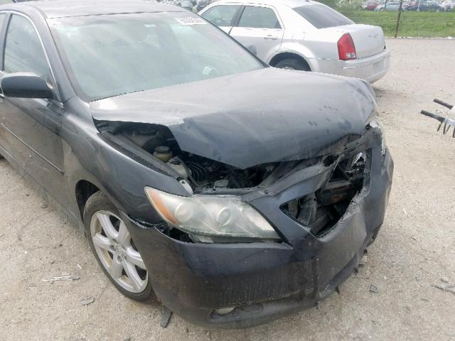 4T1BE46K27U543763 - 2007 TOYOTA CAMRY NEW BLACK photo 9