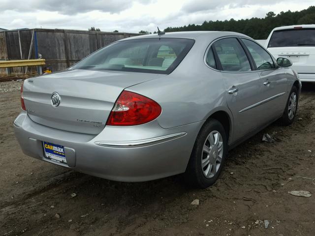2G4WC582281233121 - 2008 BUICK LACROSSE C SILVER photo 4