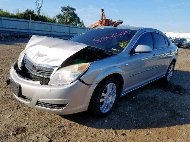 1G8ZS57N37F292597 - 2007 SATURN AURA XE SILVER photo 2