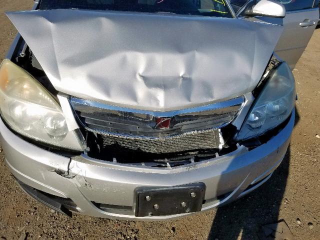 1G8ZS57N37F292597 - 2007 SATURN AURA XE SILVER photo 7