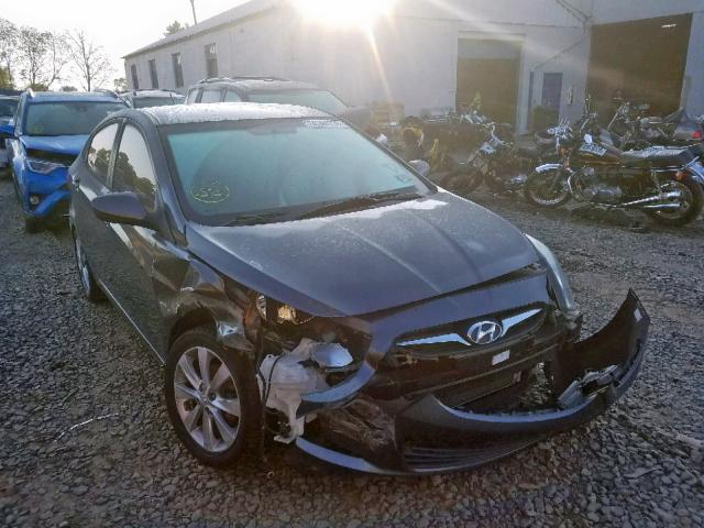 KMHCU4AEXCU183922 - 2012 HYUNDAI ACCENT GLS GRAY photo 9