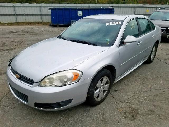 2G1WG5EK8B1203800 - 2011 CHEVROLET IMPALA LT SILVER photo 2