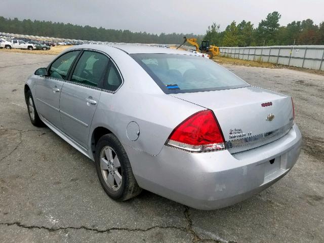 2G1WG5EK8B1203800 - 2011 CHEVROLET IMPALA LT SILVER photo 3