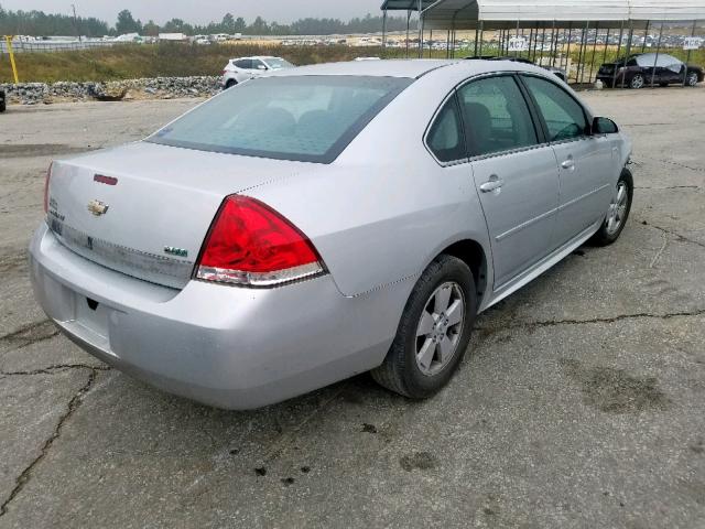 2G1WG5EK8B1203800 - 2011 CHEVROLET IMPALA LT SILVER photo 4