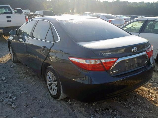 4T4BF1FK6FR453547 - 2015 TOYOTA CAMRY LE BLACK photo 3