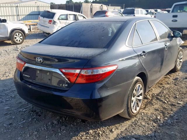 4T4BF1FK6FR453547 - 2015 TOYOTA CAMRY LE BLACK photo 4