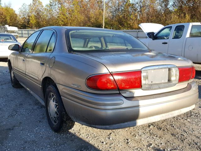 1G4HR54K61U301606 - 2001 BUICK LESABRE LI GOLD photo 3