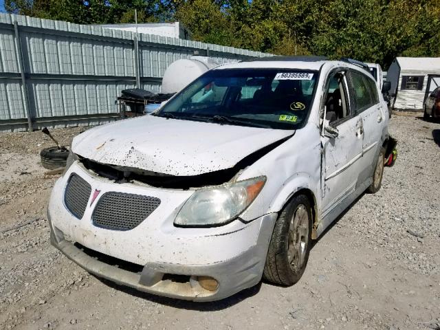 5Y2SL65876Z423003 - 2006 PONTIAC VIBE WHITE photo 2