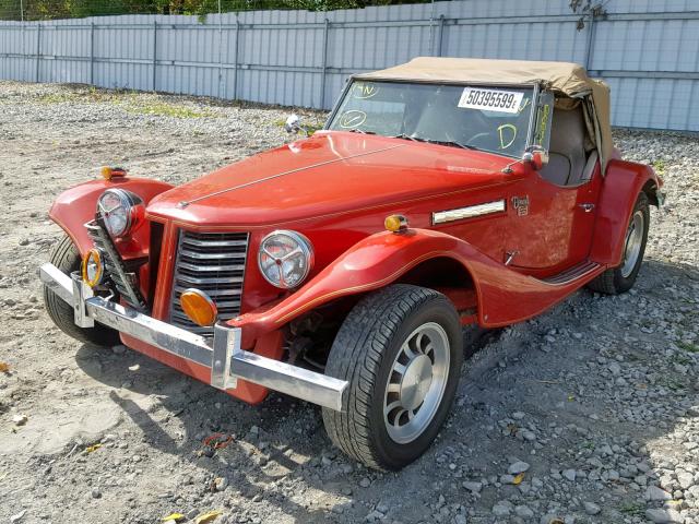 83PFR691851 - 1984 FORD KIT CAR RED photo 2