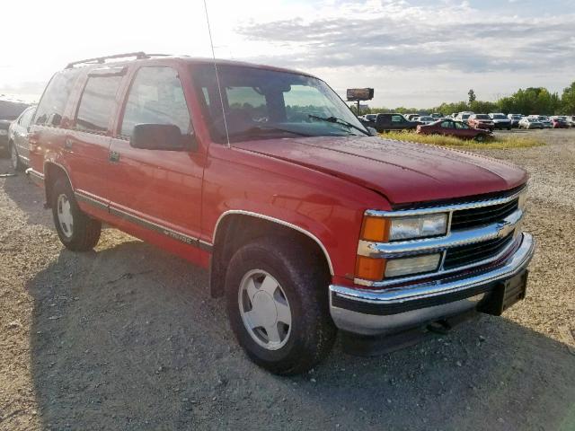 1GNEK13R0XJ345332 - 1999 CHEVROLET TAHOE K150 RED photo 1