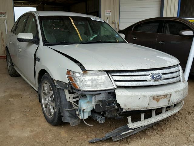 1FAHP24W68G155346 - 2008 FORD TAURUS SEL WHITE photo 1