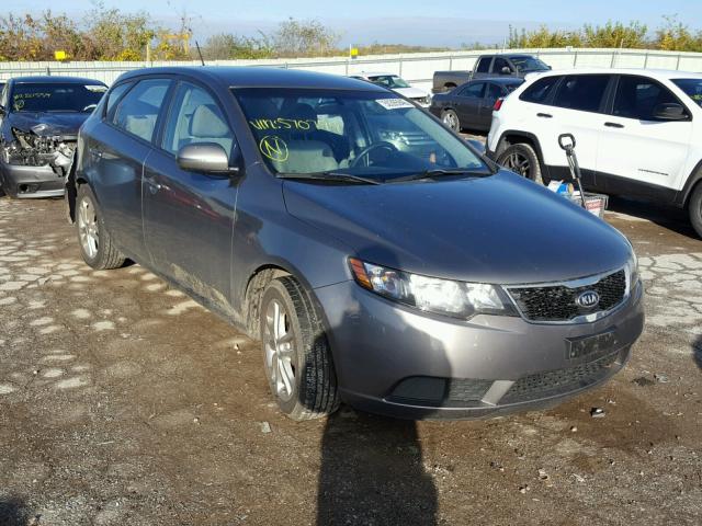 KNAFU5A25C5570799 - 2012 KIA FORTE EX BROWN photo 1