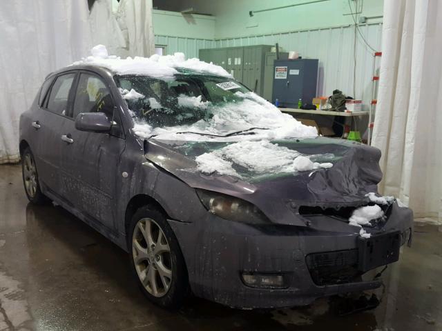 JM1BK343981145472 - 2008 MAZDA 3 HATCHBAC GRAY photo 1
