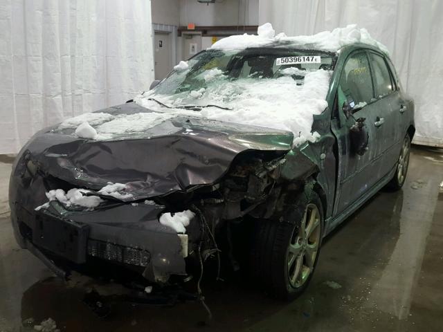 JM1BK343981145472 - 2008 MAZDA 3 HATCHBAC GRAY photo 2