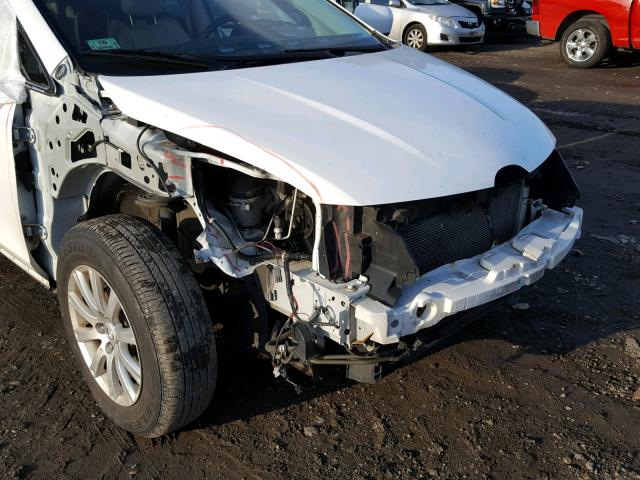 JM3ER2WM6A0340988 - 2010 MAZDA CX-7 WHITE photo 9