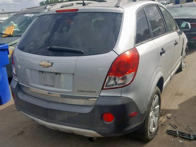 3GNAL2EKXCS530384 - 2012 CHEVROLET CAPTIVA SP SILVER photo 4