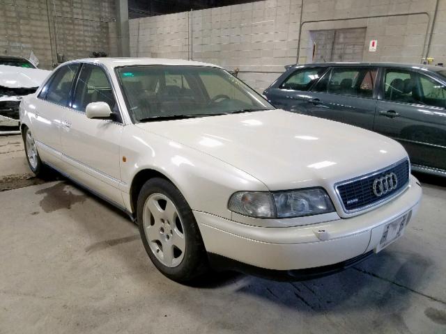 WAUBG34D8WN014076 - 1998 AUDI A8 QUATTRO WHITE photo 1