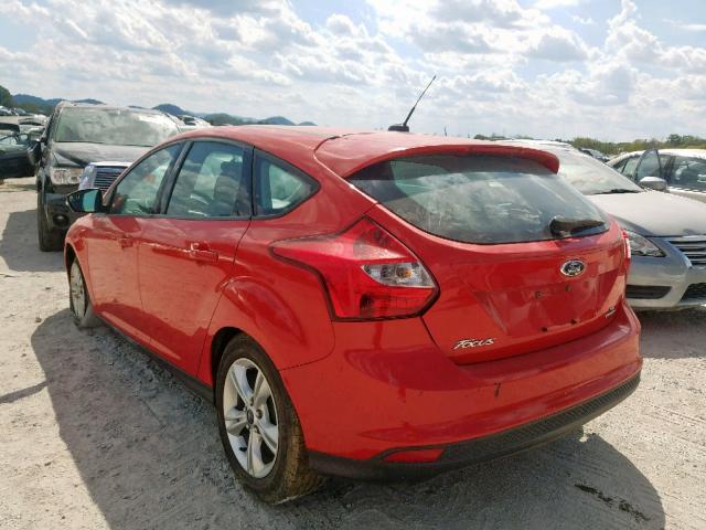 1FADP3K29EL255576 - 2014 FORD FOCUS SE RED photo 3