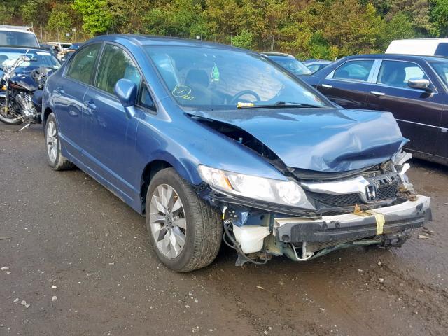 2HGFA16959H356411 - 2009 HONDA CIVIC EXL 蓝色 照片 1