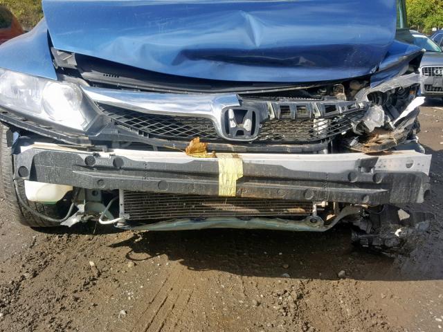 2HGFA16959H356411 - 2009 HONDA CIVIC EXL 蓝色 照片 7