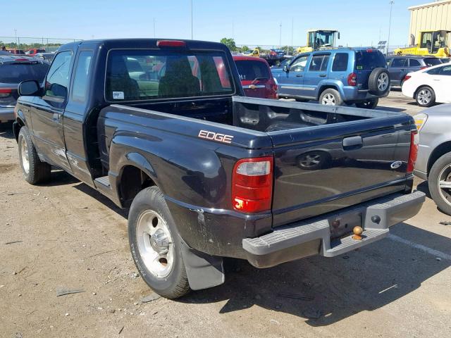 1FTYR14U84PB57185 - 2004 FORD RANGER SUP BLACK photo 3