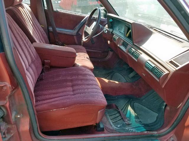 1G3AL54N6N6423880 - 1992 OLDSMOBILE CUTLASS CI MAROON photo 5