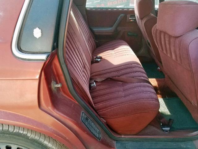 1G3AL54N6N6423880 - 1992 OLDSMOBILE CUTLASS CI MAROON photo 6