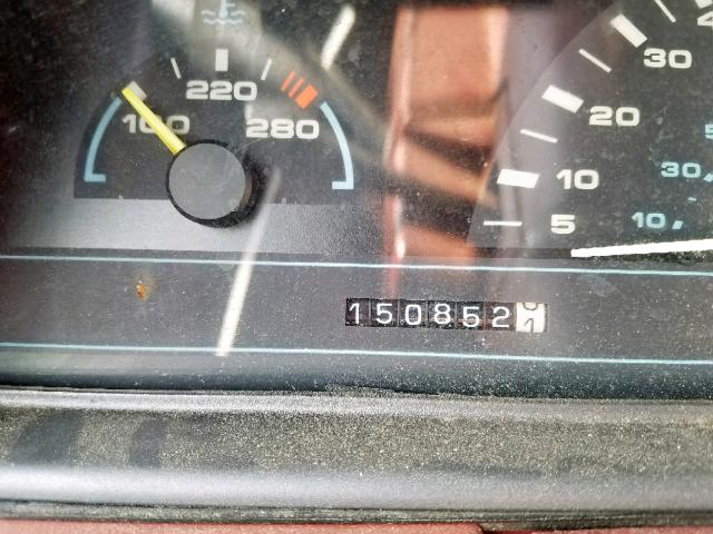 1G3AL54N6N6423880 - 1992 OLDSMOBILE CUTLASS CI MAROON photo 8