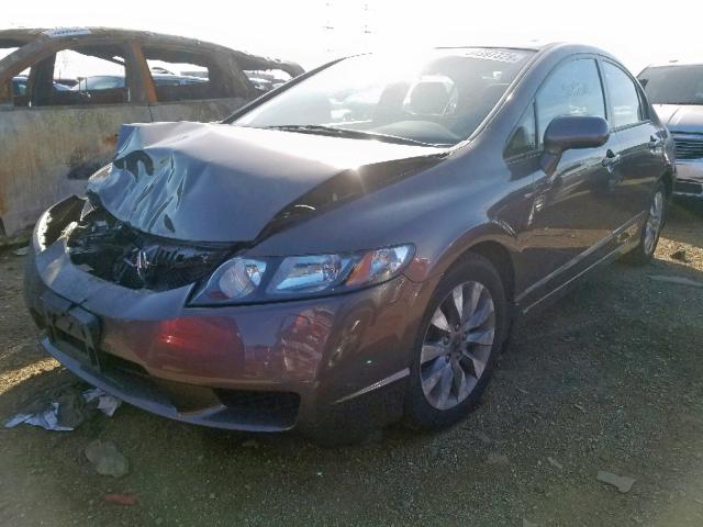 2HGFA1F83BH540131 - 2011 HONDA CIVIC EX GRAY photo 2