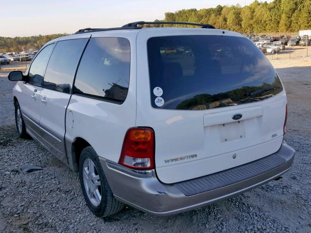 2FMZA53423BB91273 - 2003 FORD WINDSTAR S WHITE photo 3