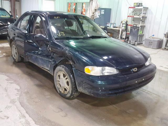 1Y1SK5285XZ435357 - 1999 CHEVROLET GEO PRIZM მწვანე ფოტო 1