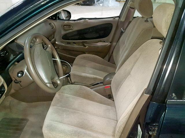 1Y1SK5285XZ435357 - 1999 CHEVROLET GEO PRIZM მწვანე ფოტო 5