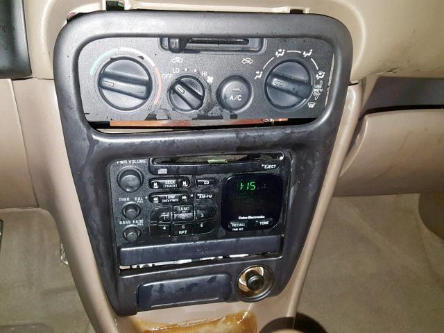 1Y1SK5285XZ435357 - 1999 CHEVROLET GEO PRIZM მწვანე ფოტო 9