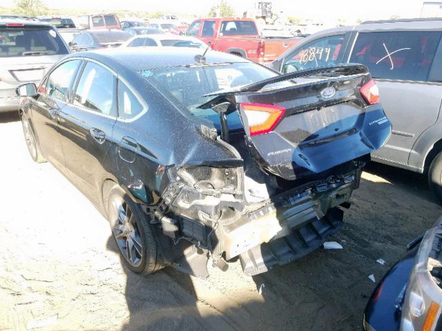 3FA6P0K97GR156117 - 2016 FORD FUSION TIT BLACK photo 3